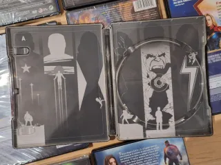 Pack DVDs Marvel + Steelbook