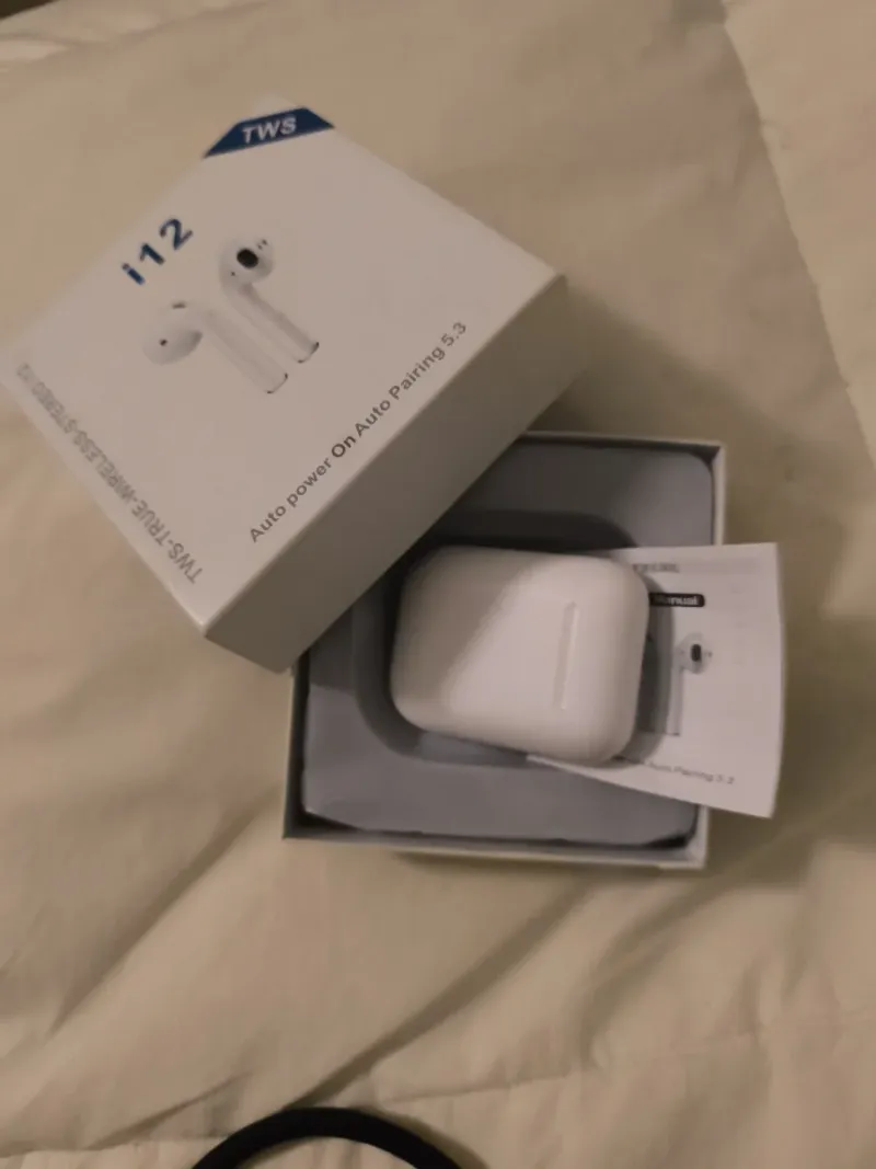 Auriculares i12 TWS Blancos afbeelding 2