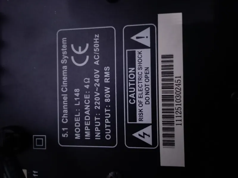 Subwoofer Amplificado 5.1 afbeelding 4