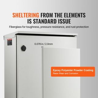 Caja de Enclosure de Acero Eléctrico NEMA 4 para Exterior 60x60x20 cm UL