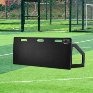 Tablero de Rebote de Fútbol, Pared de Fútbol Portátil de 114.3 x 45.7 cm con Rebote en 2 Ángulos, Tablero de Rebote Plegable de HDPE, Equipo de Entrenamiento de Fútbol para Niños y Adultos, Prácti...