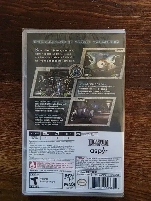 Star Wars Republic Commando Nintendo Switch Nuevo S afbeelding 2