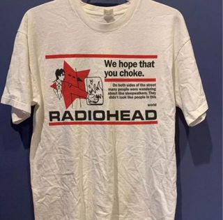Camiseta Radiohead Vintage We Hope That You Choke