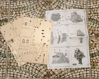Maqueta Casa Árbol Madera Ensamblable
