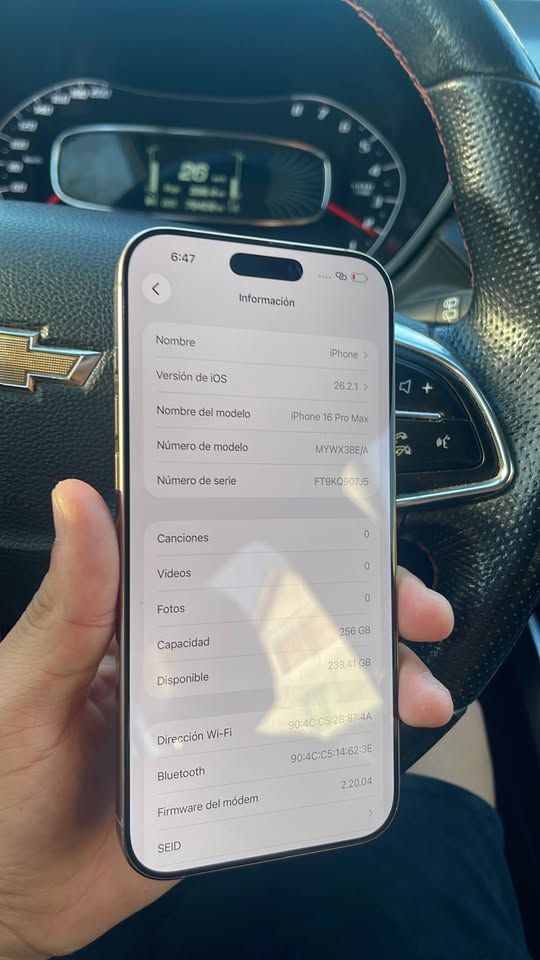 iPhone 16 Pro Max Oro/Plata afbeelding 2
