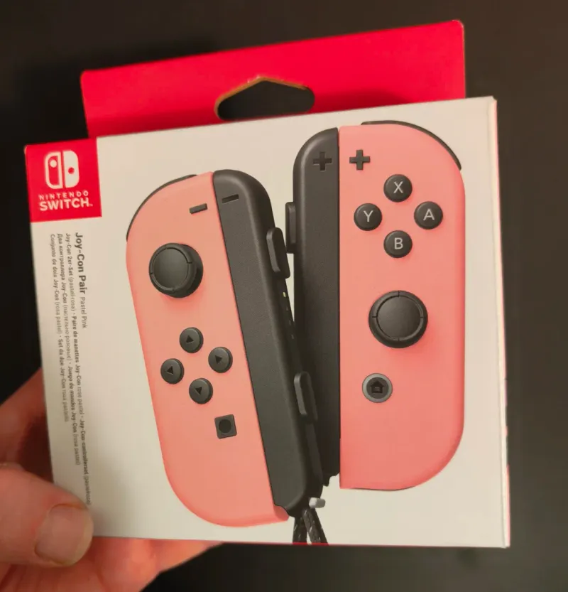 Joy-Con Nintendo Pastel Pink