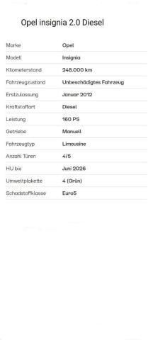 OPEL Insignia 2.0 CDTI 160 CV ST Elective