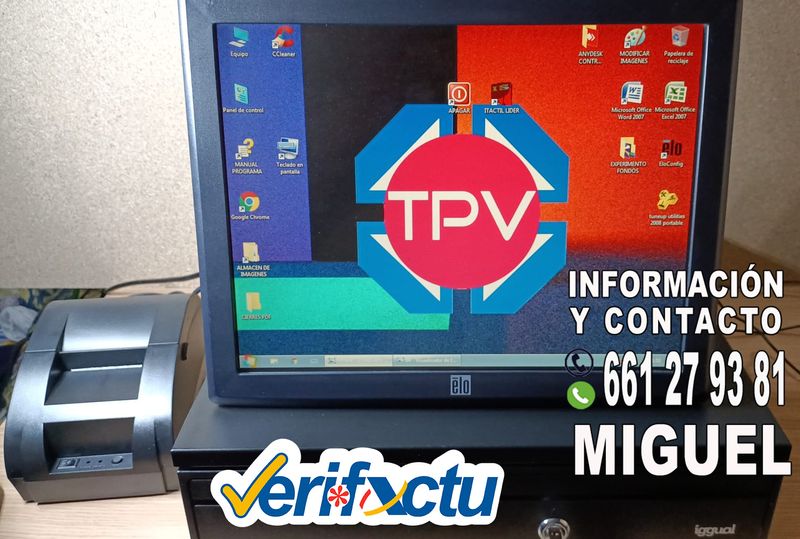 TPV TACTIL ELO TOUCH HOSTELERIA 661279381 MIGUEL afbeelding 8