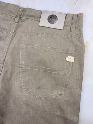 Pantaloni Trussardi Jeans Uomo Beige Taglia 48