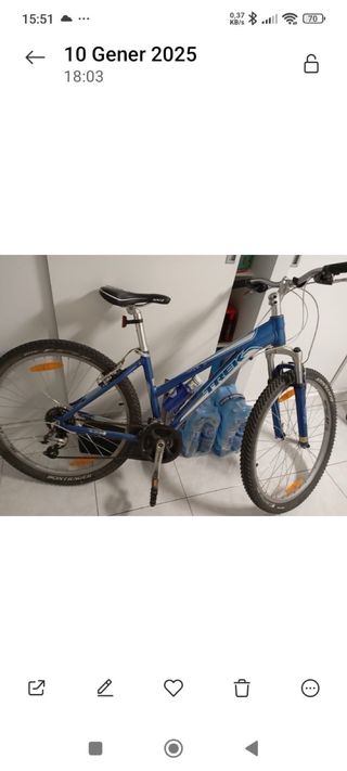 Bicicleta Trek Azul