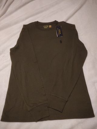Ralph Lauren Camiseta Manga Larga S Verde Oli