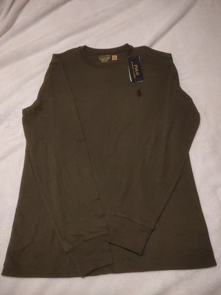 Ralph Lauren Camiseta Manga Larga S Verde Oli