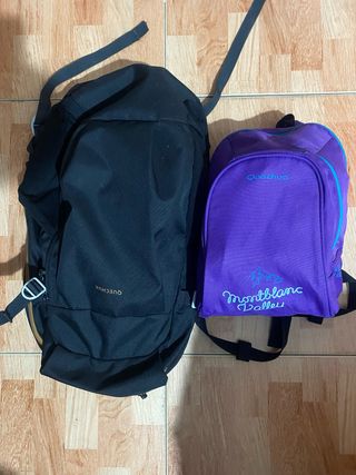 2 Zaini Quechua Nero e Viola