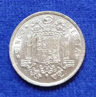 5 Pesetas 1949.