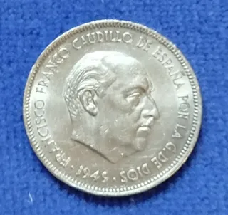 5 Pesetas 1949.