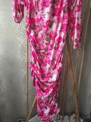 Vestido largo estampado floral l