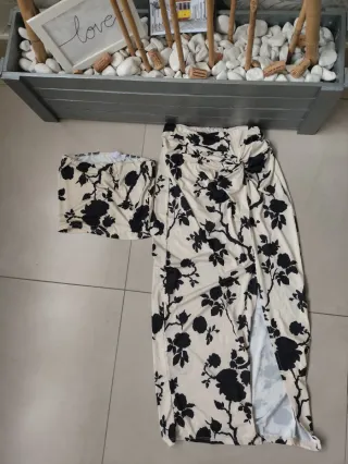 Conjuntos falda y top estampado floral xs