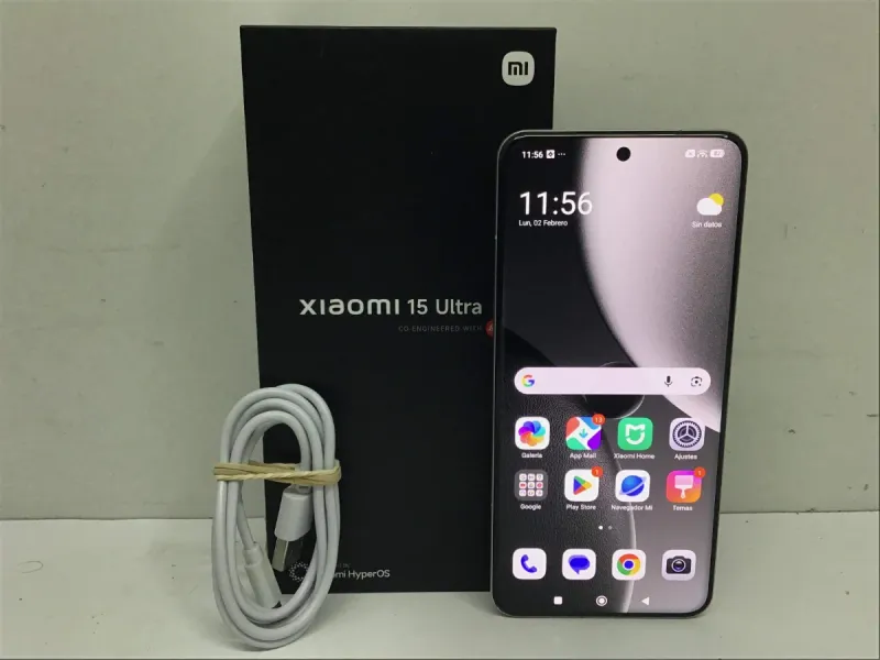 Xiaomi 15 Ultra Negro Caja y Cable