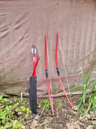 Lote 3 arcos y 6 frecce per tiro con l'arco