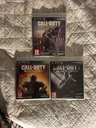 PS3 Call of Duty: Advanced Warfare, BO3, BO2