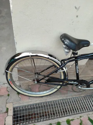 Bicicletta Atala Cruiser 26 Bianca e Nera