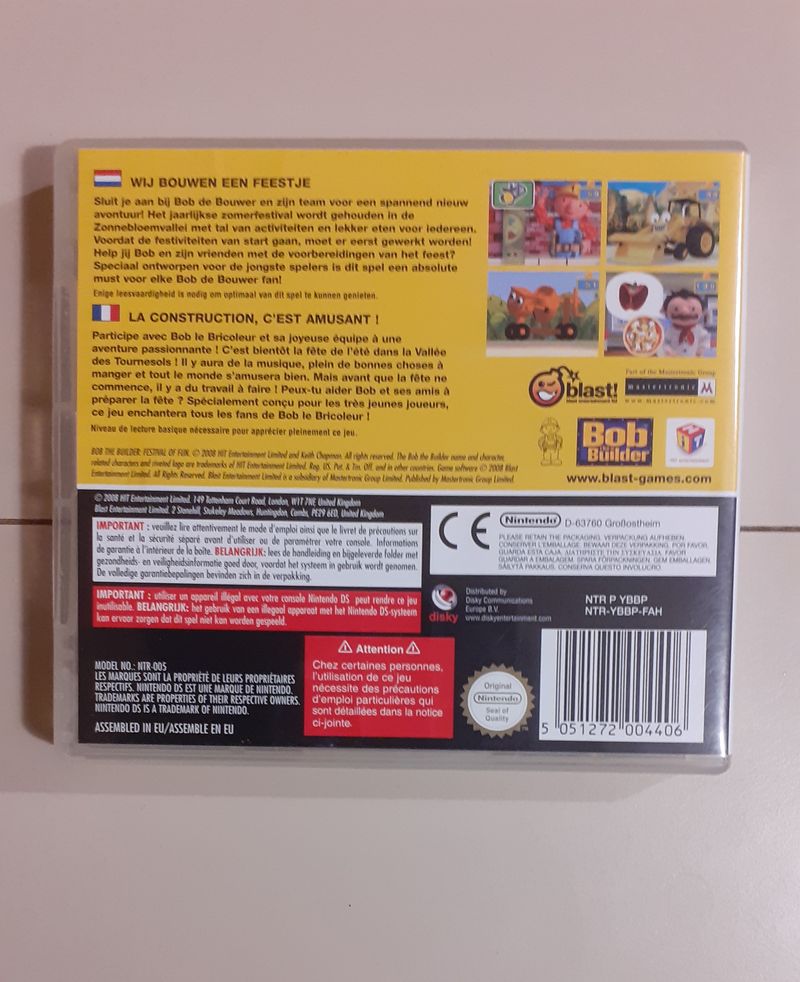 JUEGO NINTENDO DS - BOB EL CONSTRUCTOR (+ IDIOMAS) afbeelding 2