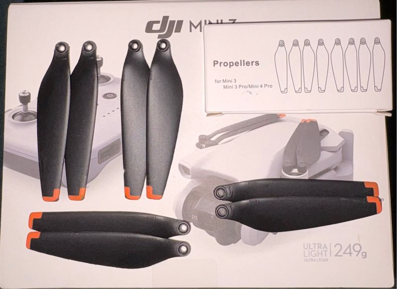Hélices DJI Mini 3 Pro/Mini 4 Pro (Negras)