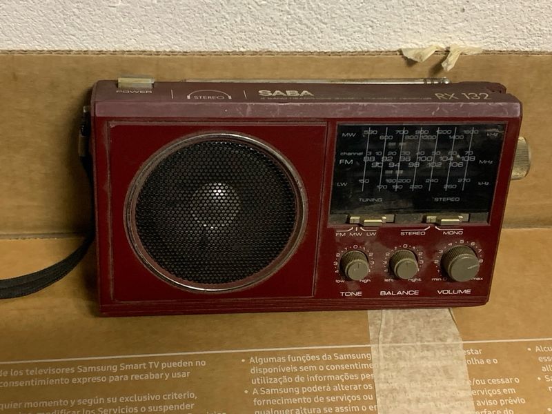 Radio Vintage SABA RX 132 - Funcionando