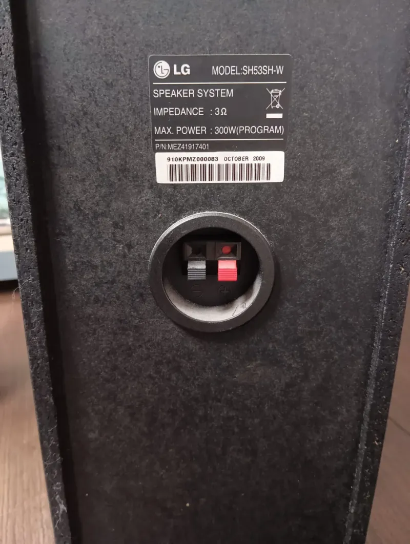 Conjunto Altavoces LG Negro afbeelding 3