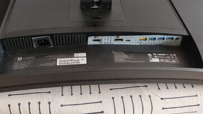 Pantalla Curva Philips Negra afbeelding 2