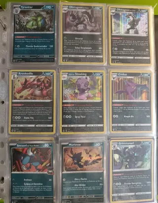 Colección Cartas Pokémon: Tyranitar, Obstagoon...