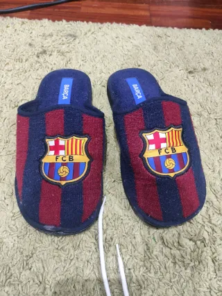 Zapatillas FC Barcelona Azul y Rojo