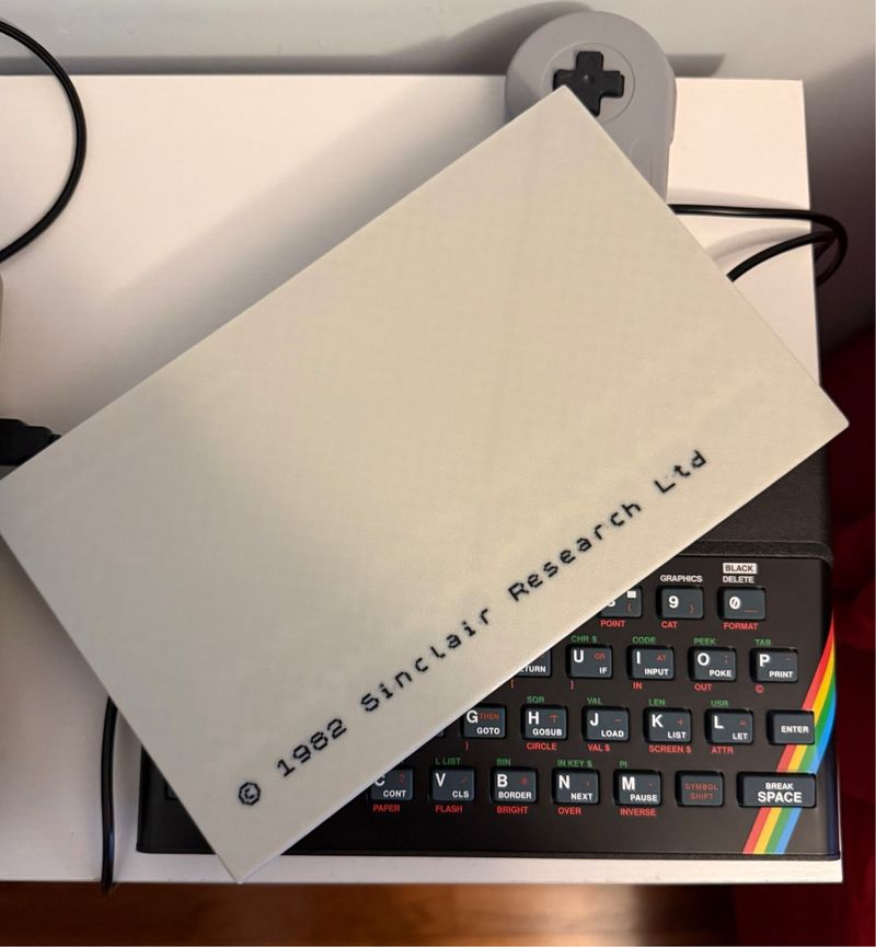 Cubierta protectora Sinclair ZX Spectrum 16/48k