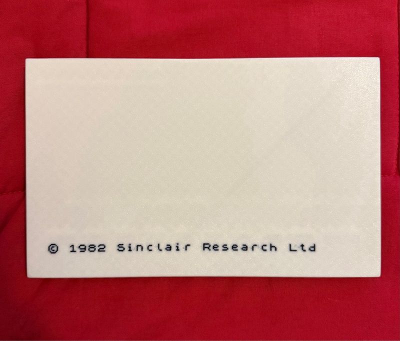 Cubierta protectora Sinclair ZX Spectrum 16/48k afbeelding 2