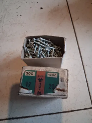 300 tornillos de hierro DIN 96