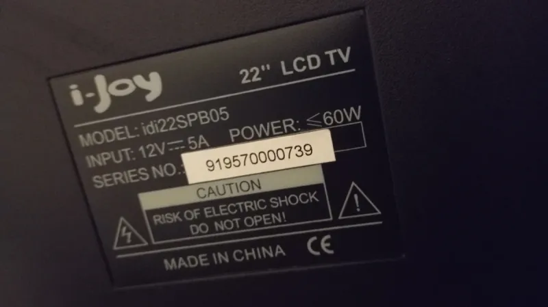 Televisor LCD i-Joy 22 Negro afbeelding 2