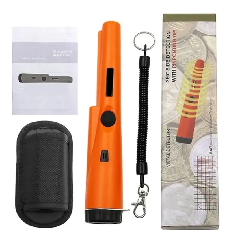Detector de Metales Pinpointer Portátil Naranja