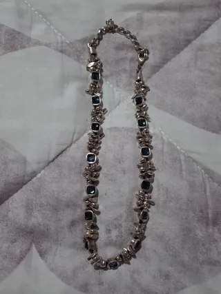 Pulsera Uno de 50 Plata y Azul