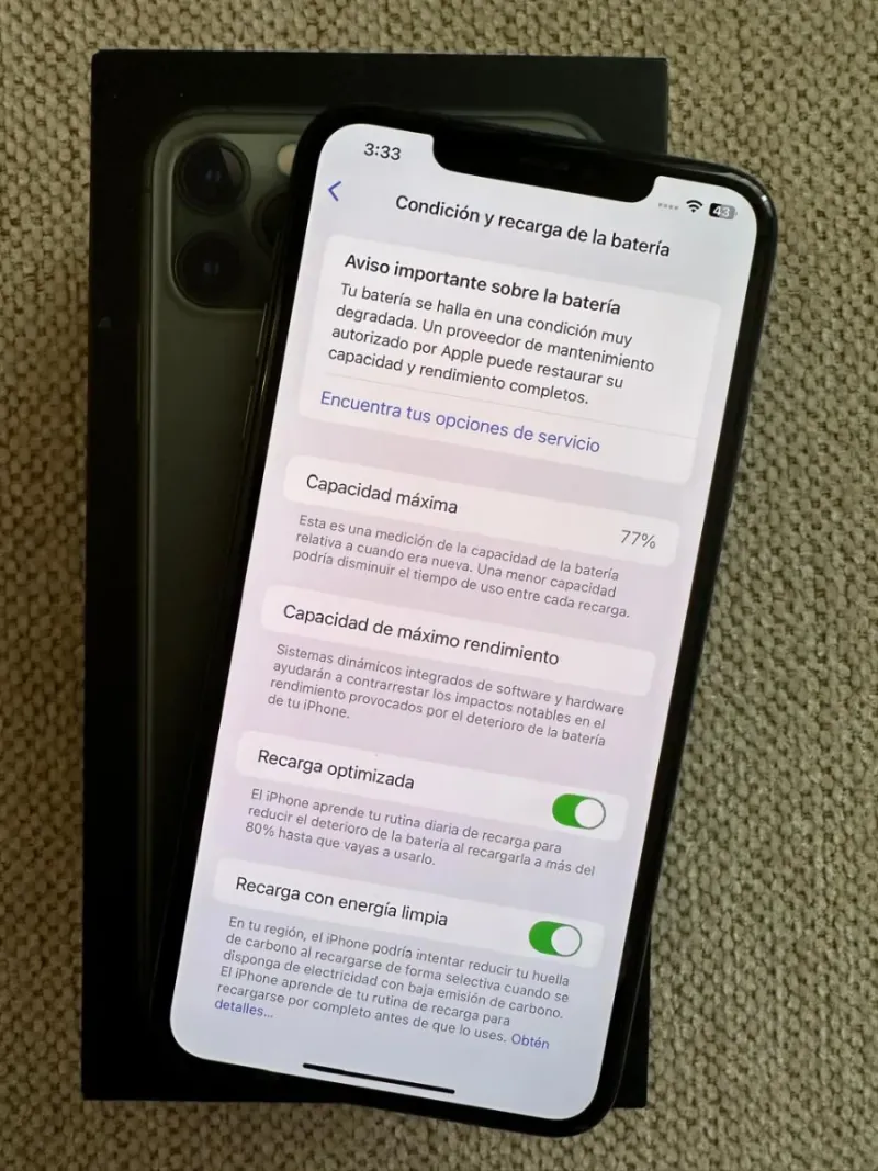 iPhone 11 Pro Max 256 GB Space Gray afbeelding 2