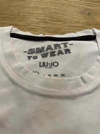 T-shirt Liu Jo bianca con taschino