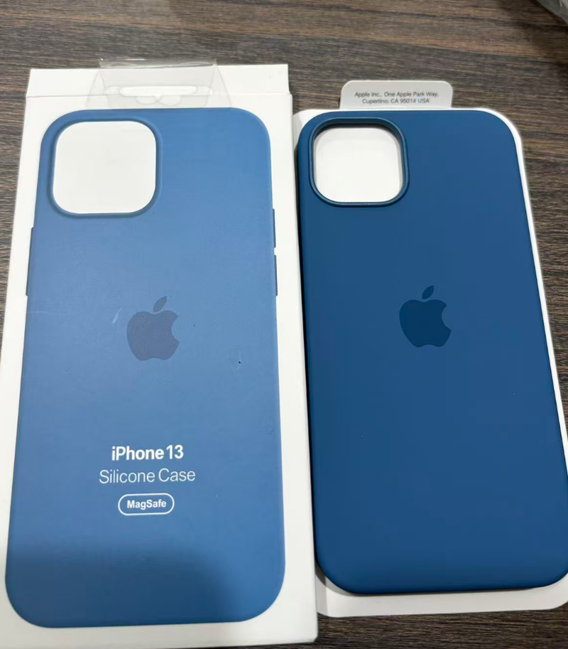 Funda Silicona iPhone 13 MagSafe Azul