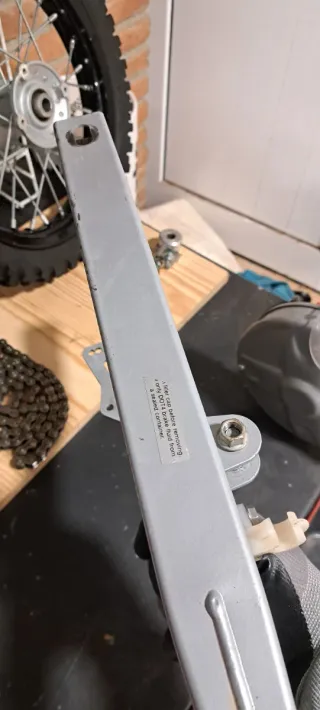 Ruedas KTM SX 50, basculante, corona y cadena