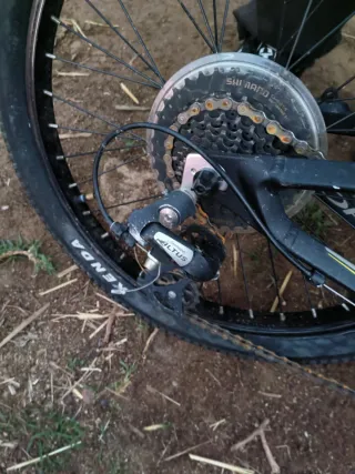 Bici Orbea Negra y Amarilla