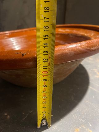 Lebrillo de barro grande
