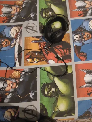 Cascos Gaming Negros con microfono