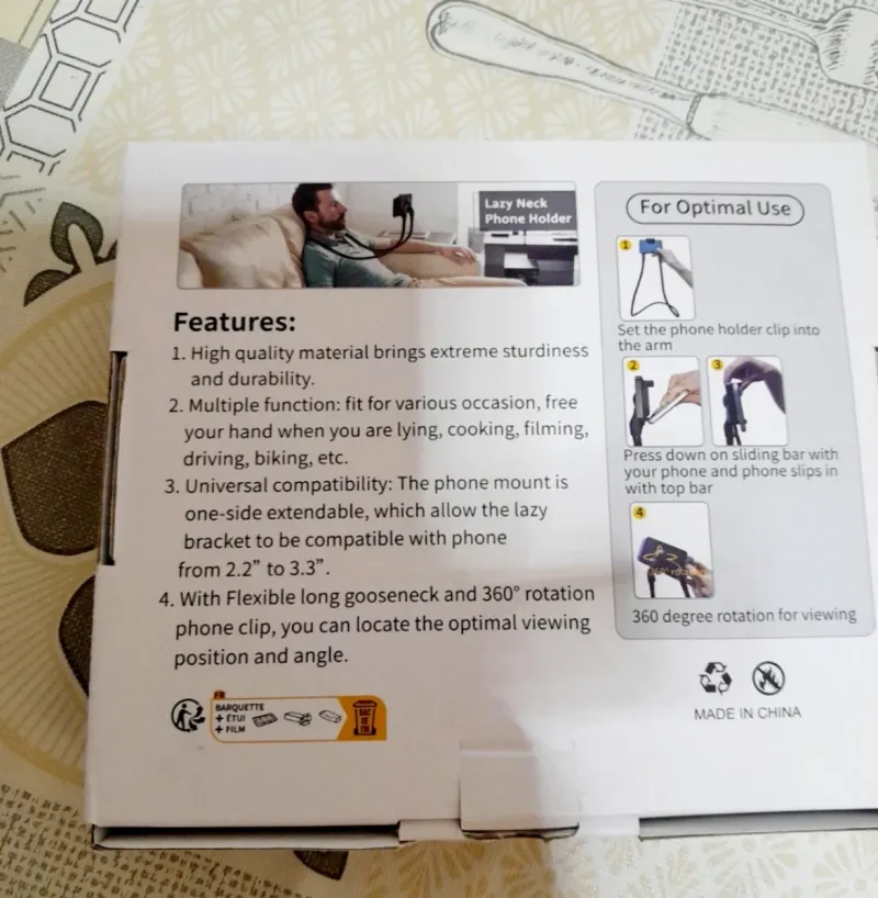 Soporte flexible para celular VAOUGE afbeelding 7