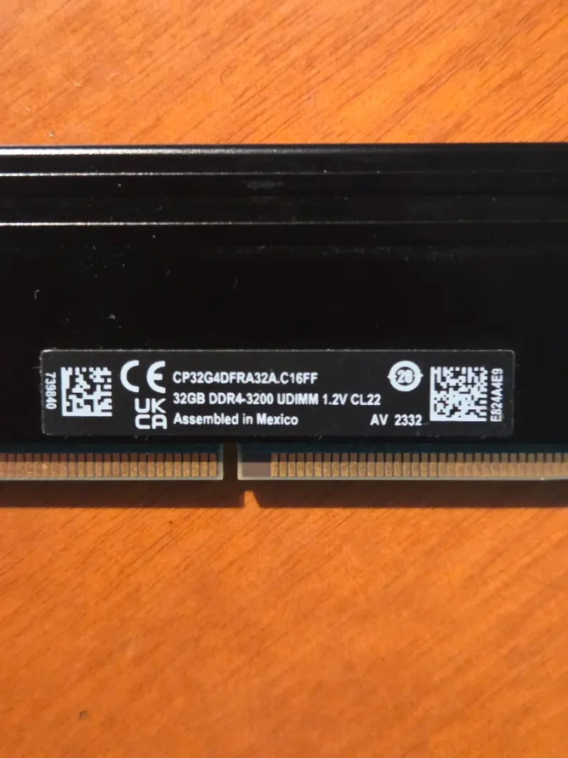 Crucial Pro RAM DDR4 32GB 3200 UDIMM afbeelding 2