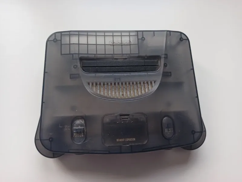 Nintendo 64 Smoke Black Grey Transparente