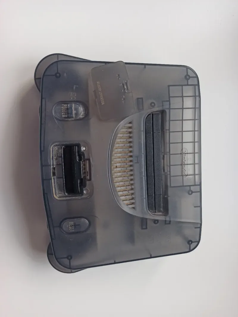 Nintendo 64 Smoke Black Grey Transparente afbeelding 3