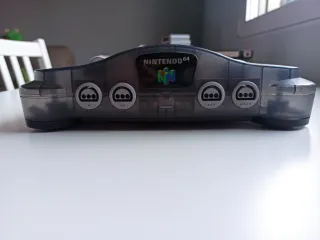 Nintendo 64 Smoke Black Grey Transparente